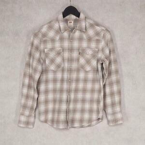 Levi's Men Classic Standard Fit Western Shirt Romy Satellite Size S (Pre-owned)